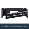 StarTech.com 4HE 19 Zoll klappbare Wandmontagehalterung für Patchfelder