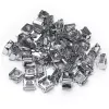 StarTech.com 50 Stück M5 Käfigmuttern für Serverschrank, Käfigmutter, Edelstahl, Edelstahl, M5, CE, TAA, REACH, 223,2 g