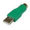 StarTech.com Ersatz PS/2 Maus-zu-USB-Adapter - F/M, PS/2, USB, Grün