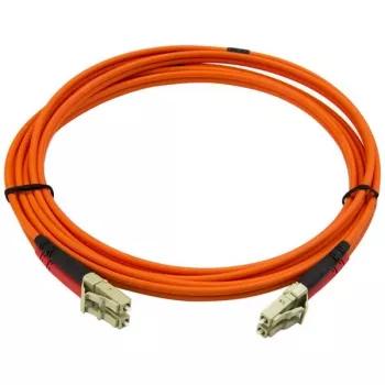 StarTech.com 2m Glasfaserkabel – Multimode Duplex 50/125 – LSZH Glasfaser-Patchkabel – LC/LC