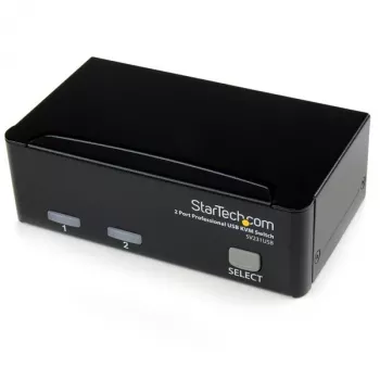 StarTech.com 2 Port Professional USB KVM Switch Kit mit Kabeln