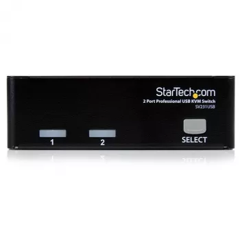 StarTech.com 2 Port Professional USB KVM Switch Kit mit Kabeln