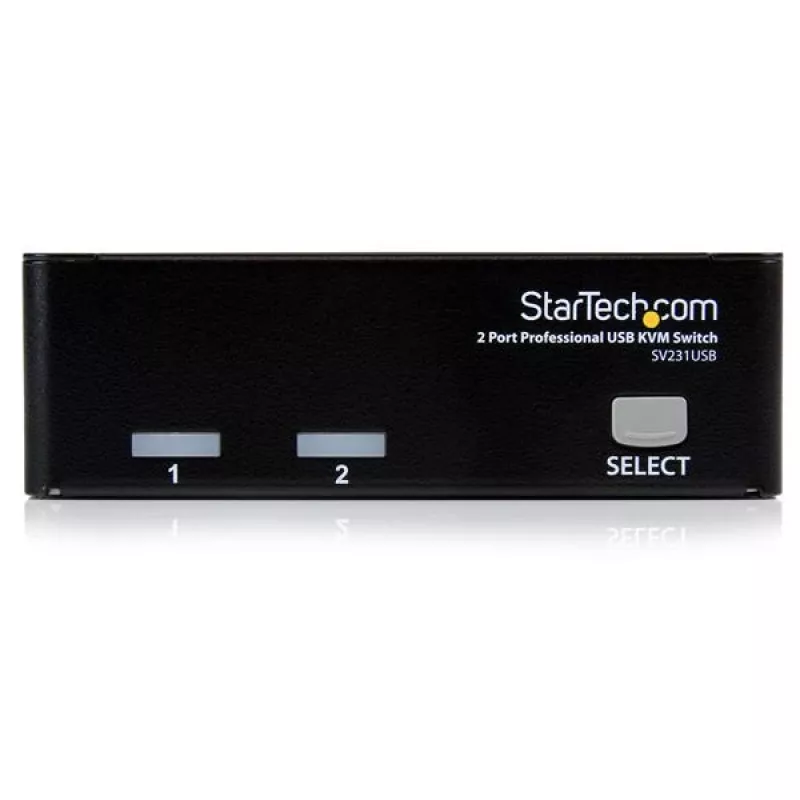 StarTech.com 2 Port Professional USB KVM Switch Kit mit Kabeln