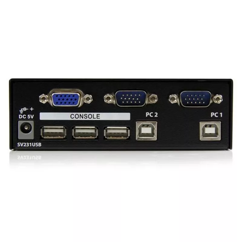 StarTech.com 2 Port Professional USB KVM Switch Kit mit Kabeln