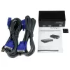 StarTech.com 2 Port Professional USB KVM Switch Kit mit Kabeln