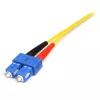 StarTech.com 1m Glasfaserkabel - Singlemode-Duplex 9/125 LSZH Glasfaser-Patchkabel - LC/SC
