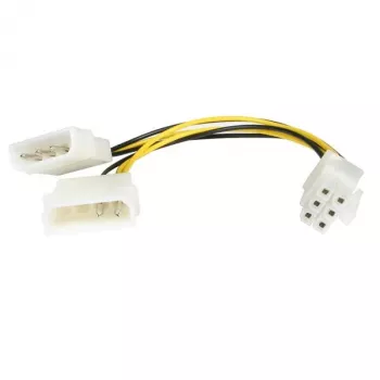 StarTech.com 6in LP4 auf 6 Pin PCI Express Grafikkarten-Netzteil-Adapterkabel