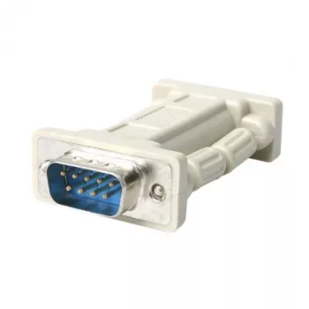 StarTech.com DB9 RS232 Serieller Nullmodem-Adapter - M/W, DB9, DB9, Grau