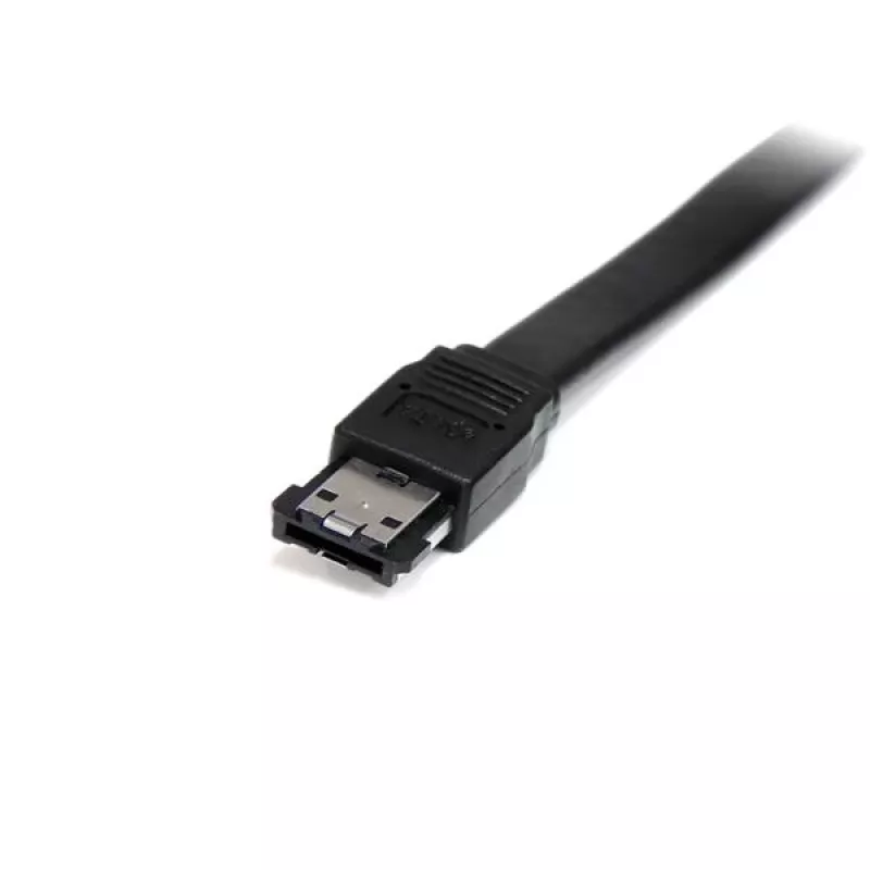 StarTech.com 3 ft abgeschirmtes externes eSATA-Kabel M/M, 0,9 m, eSATA, eSATA, eSATA, Stecker/Stecker, Schwarz