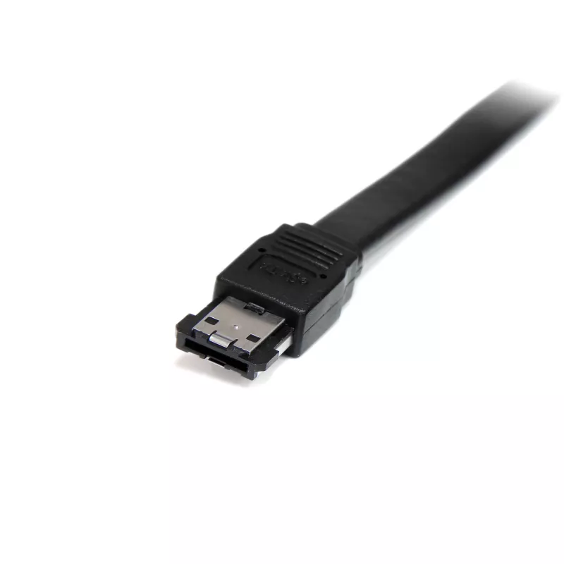 StarTech.com 1,8 m geschirmtes externes eSATA-Kabel M/M, 1,8 m, eSATA, eSATA, eSATA, Stecker/Stecker, Schwarz
