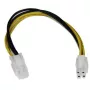 StarTech.com 8 Zoll ATX12V 4 Pin P4 CPU-Stromverlängerungskabel – M/F