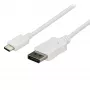 StarTech.com 1,8m USB-C auf DisplayPort 1.2 Kabel 4K 60Hz – USB-C auf DisplayPort Adapterkabel HBR2 – DP Alt Mode zu DP Monitor Videokabel – Kompatibel mit Thunderbolt 3 – Weiß