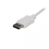 StarTech.com 1,8m USB-C auf DisplayPort 1.2 Kabel 4K 60Hz – USB-C auf DisplayPort Adapterkabel HBR2 – DP Alt Mode zu DP Monitor Videokabel – Kompatibel mit Thunderbolt 3 – Weiß