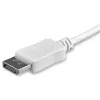 StarTech.com 1 m USB-C auf DisplayPort 1.2 Kabel 4K 60 Hz – USB-C auf DisplayPort Adapterkabel HBR2 – USB Type-C DP Alt Mode auf DP Monitor Videokabel – Funktioniert mit Thunderbolt 3 – Weiß