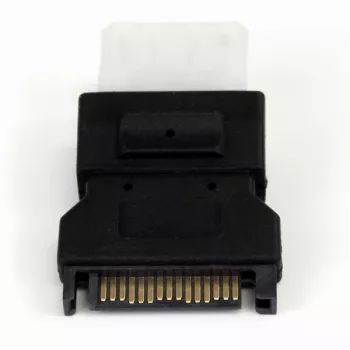 StarTech.com SATA auf LP4 Stromkabel-Adapter, SATA (15-polig), LP4 (4-polig), Schwarz