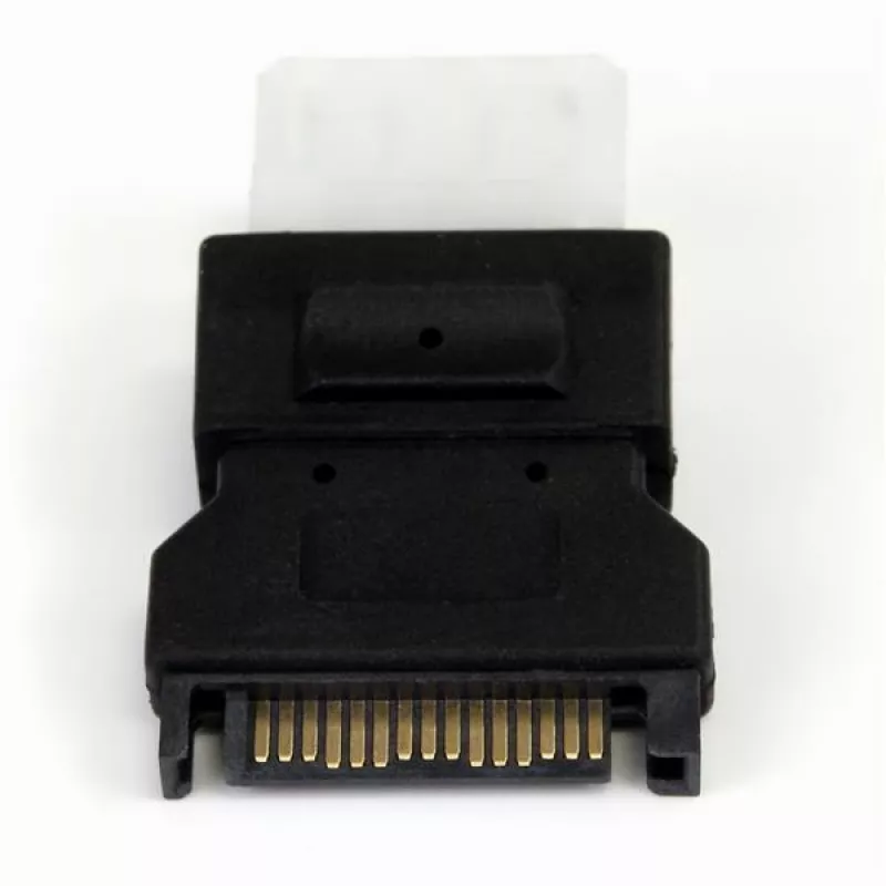 StarTech.com SATA auf LP4 Stromkabel-Adapter, SATA (15-polig), LP4 (4-polig), Schwarz