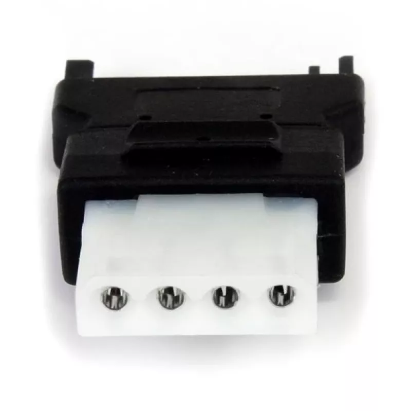 StarTech.com SATA auf LP4 Stromkabel-Adapter, SATA (15-polig), LP4 (4-polig), Schwarz