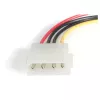 StarTech.com 18 Zoll SAS 29-Pin auf SATA-Kabel mit LP4-Stromversorgung