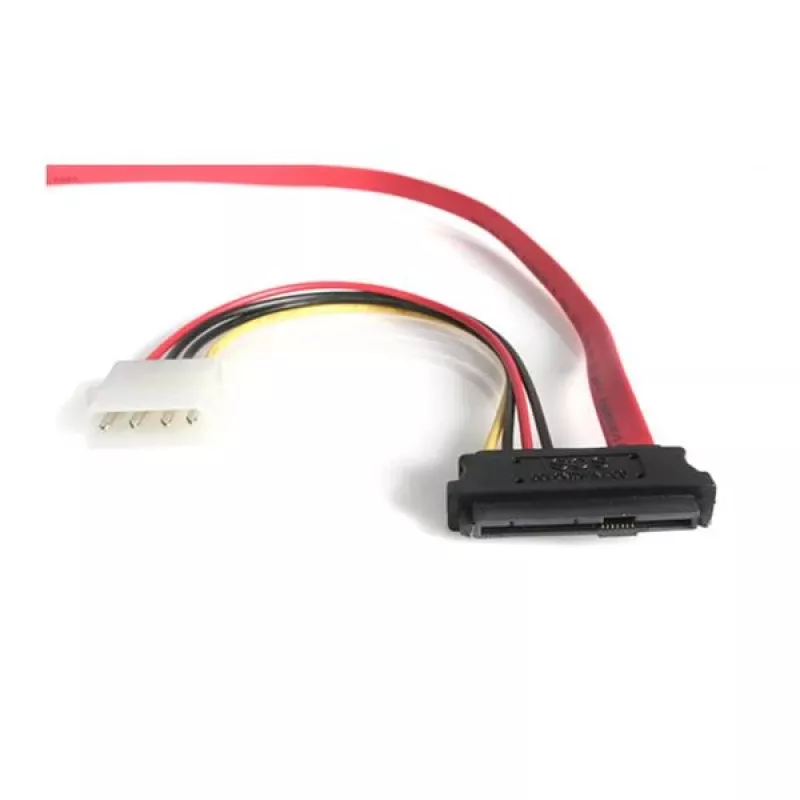 StarTech.com 18 Zoll SAS 29-Pin auf SATA-Kabel mit LP4-Stromversorgung