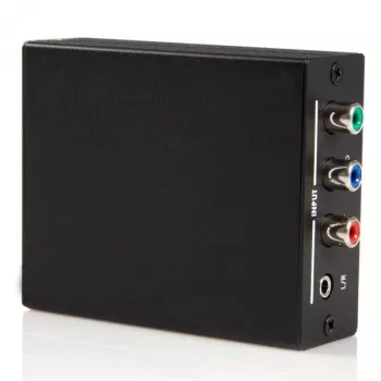 StarTech.com Component zu HDMI Videokonverter mit Audio, Schwarz, RoHS, CE, FCC, 1080p, HDMI, 5 V, 80 mm