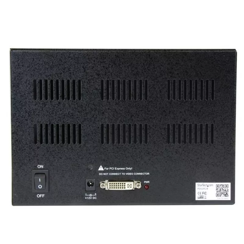 StarTech.com PCI Express auf 4-Slot PCI-Erweiterungssystem, Schwarz, CE, FCC, RoHS, 12 V, 3 A, 0 - 55 °C, -40 - 75 °C