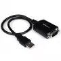 StarTech.com 1,8m 1-Port Professioneller USB-zu-Seriell-Adapterkabel mit COM-Retention, USB-zu-RS232-Adapter - TAA