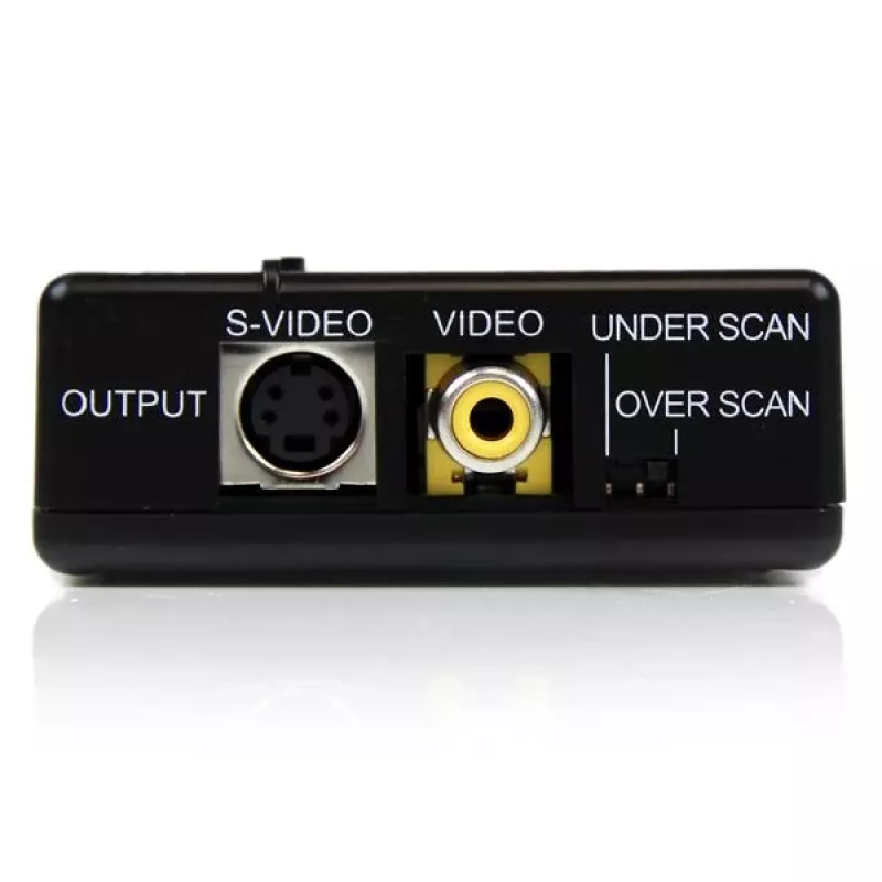 StarTech.com Hochauflösender VGA-zu-Composite-(RCA)- oder S-Video-Konverter – PC auf TV
