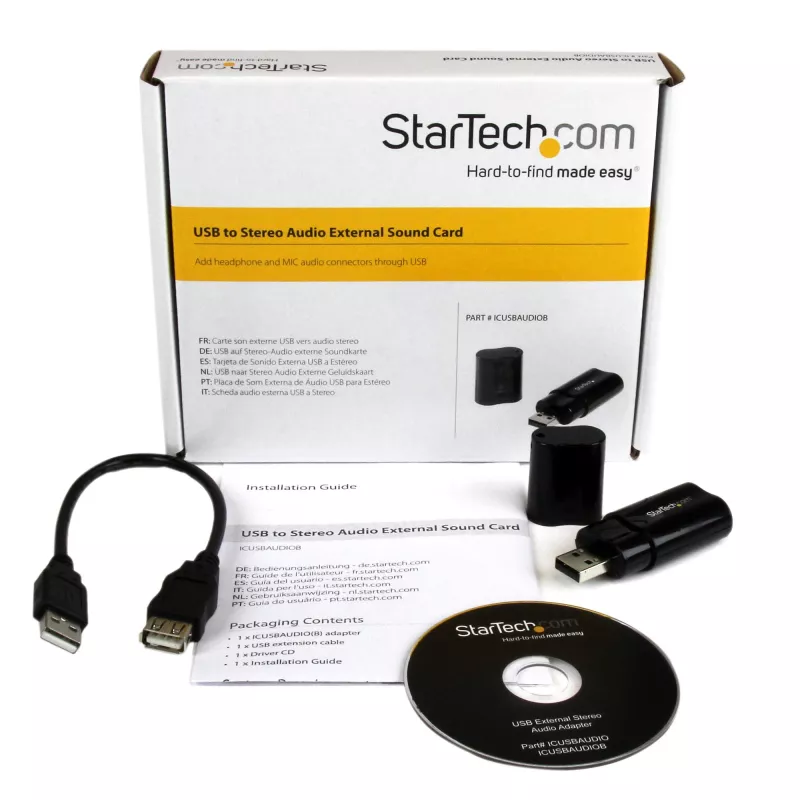 StarTech.com USB Stereo Audio Adapter Externe Soundkarte