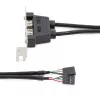 StarTech.com 2-Port-USB-A-Buchse-Low-Profile-Slotblech-Adapter