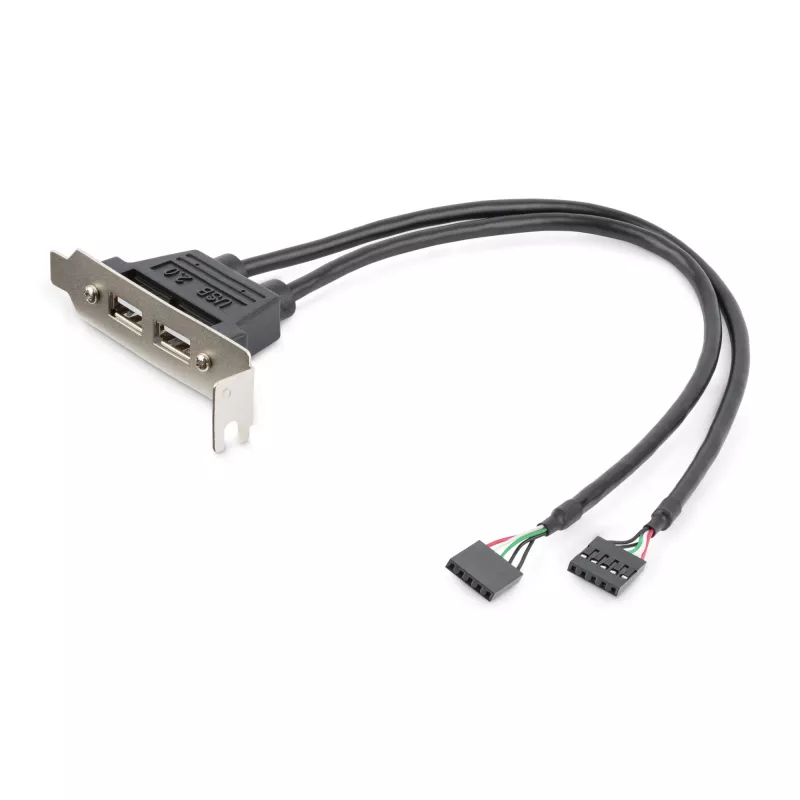 StarTech.com 2-Port-USB-A-Buchse-Low-Profile-Slotblech-Adapter