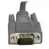 StarTech.com 1,8 m Ultra-dünnes USB-VGA-2-in-1-KVM-Kabel, Schwarz, VGA, USB A + VGA, Stecker/Stecker, 189 g