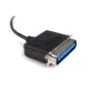 StarTech.com 10 ft USB-zu-Parallel-Druckeradapter – M/M, Schwarz, Centronics, USB Typ-A, 30,5 m, Stecker/Stecker, CE, RoHS
