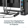 StarTech.com DisplayPort-auf-VGA-Adapter – aktiver DP-auf-VGA-Konverter – 1080p-Video – langlebig – DP/DP++-Quelle zu VGA-Monitor-Kabel-Adapter-Dongle – DP 1.2 auf VGA – einrastender DP-Stecker