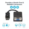 StarTech.com DisplayPort-auf-VGA-Adapter – aktiver DP-auf-VGA-Konverter – 1080p-Video – langlebig – DP/DP++-Quelle zu VGA-Monitor-Kabel-Adapter-Dongle – DP 1.2 auf VGA – einrastender DP-Stecker