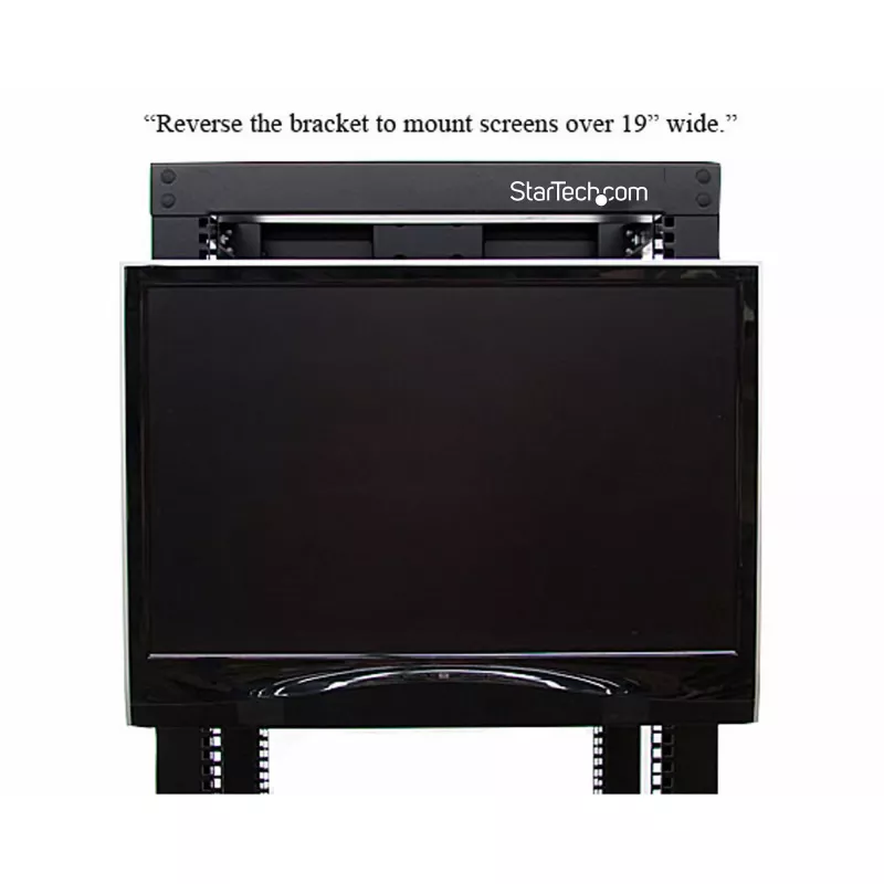 StarTech.com Universelle VESA LCD-Monitor-Montagehalterung für 19-Zoll-Rack oder -Schrank