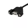 StarTech.com 0,3 m Panel Mount USB-Kabel – USB-A-auf-Motherboard-Header-Kabel F/F
