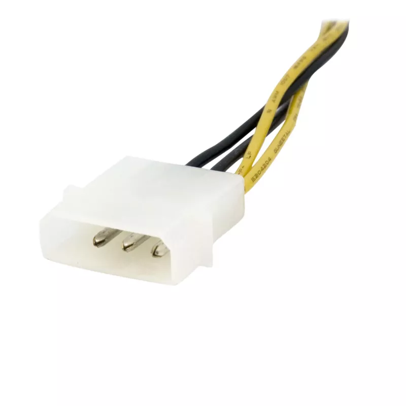 StarTech.com 15,2 cm 4-Pin auf 8-Pin EPS-Netzteiladapter mit LP4 - Stecker/Buchse
