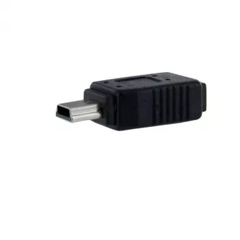 StarTech.com Micro-USB auf Mini-USB 2.0 Adapter F/M, USB Mini-B, USB Micro-B, Schwarz