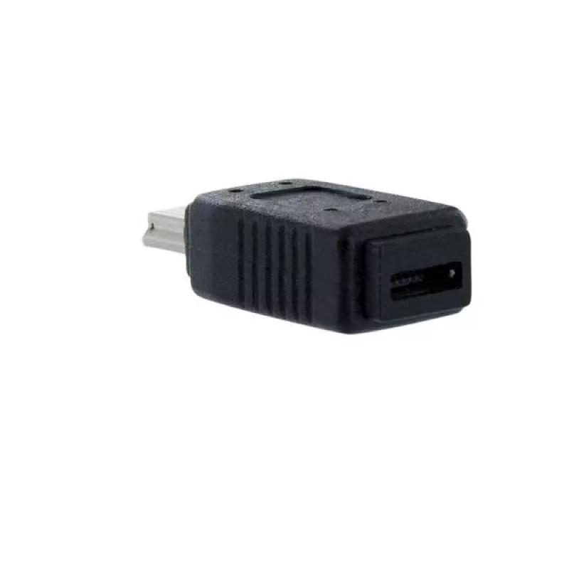 StarTech.com Micro-USB auf Mini-USB 2.0 Adapter F/M, USB Mini-B, USB Micro-B, Schwarz