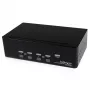 StarTech.com 4-Port Dual-DVI-USB-KVM-Switch mit Audio- und USB-2.0-Hub