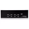 StarTech.com 4-Port Dual-DVI-USB-KVM-Switch mit Audio- und USB-2.0-Hub