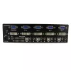 StarTech.com 4-Port DVI VGA Dual-Monitor KVM-Switch USB mit Audio & USB 2.0 Hub