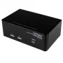 StarTech.com 2-Port DVI VGA Dual Monitor KVM Switch USB mit Audio & USB 2.0 Hub