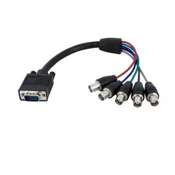 StarTech.com 1 ft Coax HD15 VGA auf 5 BNC RGBHV Monitorkabel - M/F