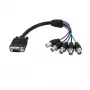 StarTech.com 1 ft Coax HD15 VGA auf 5 BNC RGBHV Monitorkabel - M/F