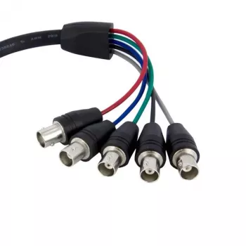 StarTech.com 1 ft Coax HD15 VGA auf 5 BNC RGBHV Monitorkabel - M/F