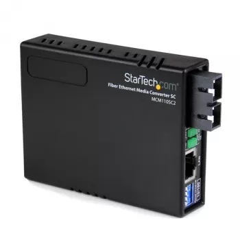 StarTech.com 10/100 Multimode-Glasfaser-Ethernet-Medienkonverter SC 2 km