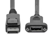 StarTech.com 1m Panel Mount DisplayPort-Kabel - 4K x 2K - DisplayPort 1.2 Verlängerungskabel Stecker auf Buchse - DP Video-Verlängerungskabel mit Panel Mount DP-Anschluss - DP Monitorkabel