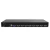 StarTech.com 8 Port 1U Rackmount USB KVM Switch mit OSD, 1920 x 1440 Pixel, Rack-Montage, 1U, Schwarz