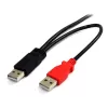 StarTech.com 1,8 m USB-Y-Kabel für externe Festplatten – USB-A auf Mini-B